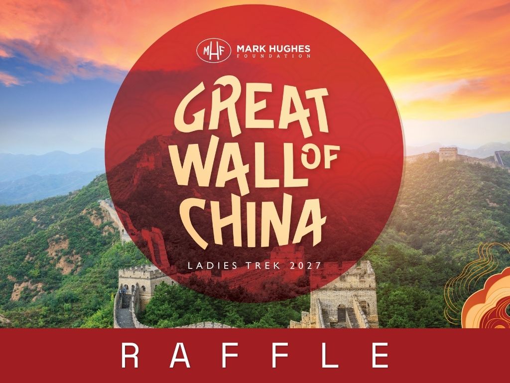 Heidi Routley raffle for MHF Great Wall of China Ladies Trek 2027
